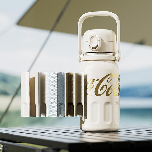 GE-CK24AW-B108系列 可口可乐联名款弹跳律动保温杯 商品图7