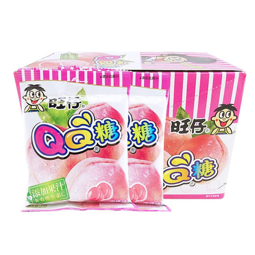 旺仔QQ糖水蜜桃味70g*10袋 商品图1