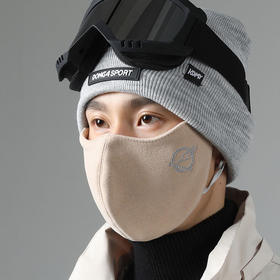 拍1发2 秋冬保暖口罩户外加厚防风防寒防尘护眼角3D立体德绒男女骑车运动