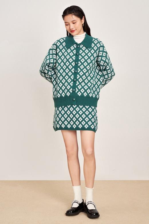 WESTLINK/西遇 复古针织开衫半裙套装 15323 商品图3