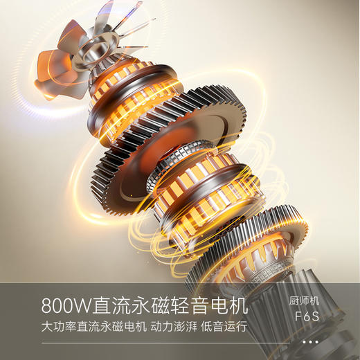 【超级新品】凯度小磐石F6S彩屏智能语音厨师机静音家用和面 商品图1