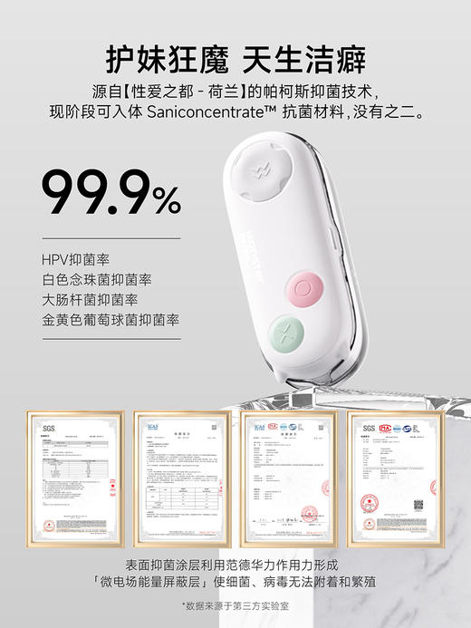 【白夜魔系列】小怪兽白夜魔系列魔控掌控蛋跳蛋成人情趣玩具静音跳蛋阴蒂刺激 商品图5