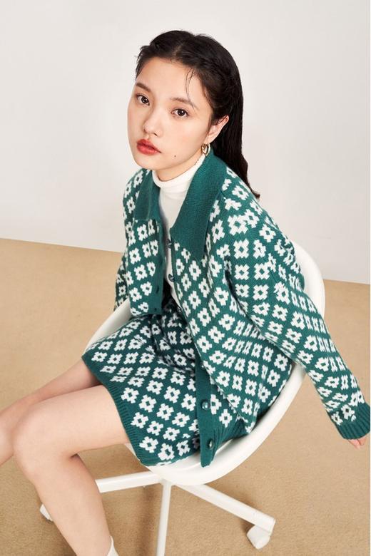 WESTLINK/西遇 复古针织开衫半裙套装 15323 商品图6