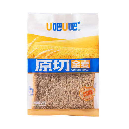 u吧u吧全麦代餐切片吐司120g 商品图0
