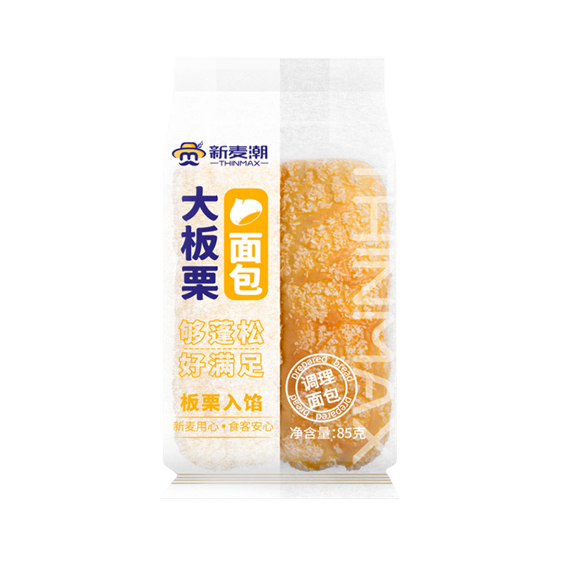 新麦潮大板栗面包85g