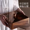 南美花梨木方形双层果盒 商品缩略图1