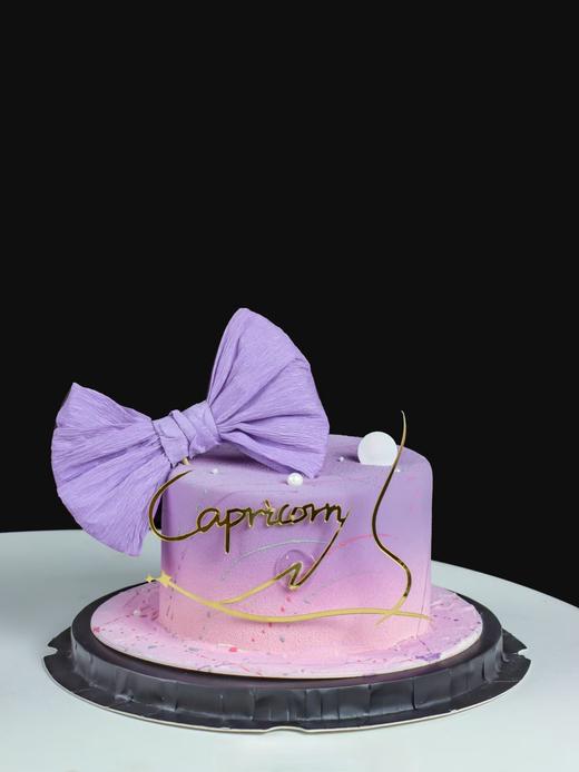 【生日蛋糕】摩羯座-粉紫色渐变（喷砂款） 商品图0