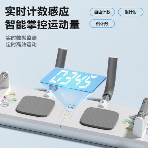 【塑造身材】智能三合一多功能俯卧撑训练板 专利设计 计时计数多种功能 锻炼全身肌肉 打造健康身材 商品图1