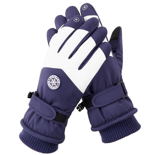 滑雪手套男女冬季运动骑行加绒加厚防水防寒可触屏保暖手套 商品图5