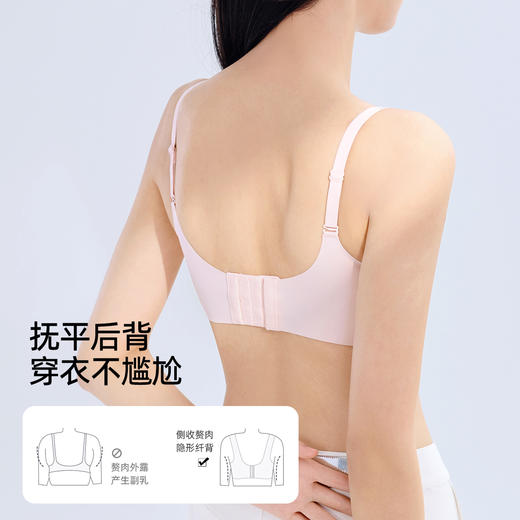 熳洁儿 小胸聚拢升杯文胸性感蕾丝舒适无痕收副乳防下垂24261533 商品图4