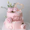 【浪漫鲜花创意双层蛋糕定制】 商品缩略图0