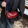 经典鲨2024年冬季新款纯色简约单肩斜挎腋下包KGB05-D575551 商品缩略图0