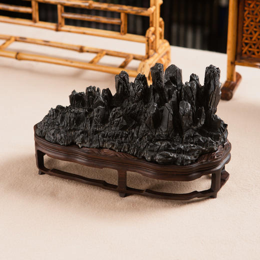 灵璧石石林楼兰案头山子 商品图1