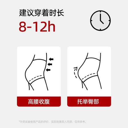 【商场同款】熳洁儿 提臀收腹束身裤中高腰小平口塑型翘臀美体免穿内裤24704201/24204201 商品图2