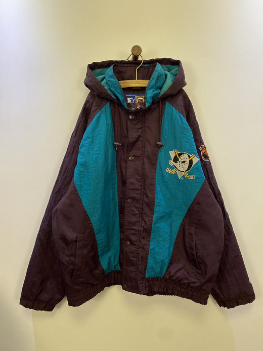 90年代 Vintage STARTER NHL 美国国家冰球联盟 棉服 夹棉外套_CTJK(XL) 商品图0