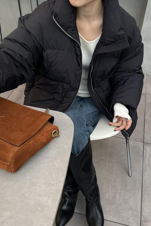 LNNNS 立领宽松保暖羽绒外套 19659 商品图1