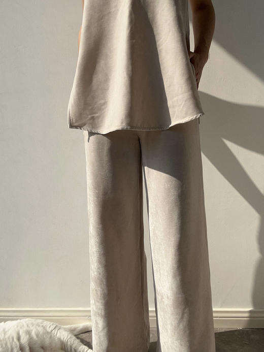 Semplicita｜Z08 直筒裤 [ 奶油白 ] 商品图2