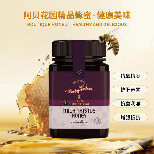 阿贝花园奶蓟草蜜500g 澳大利亚原装进口 商品图1