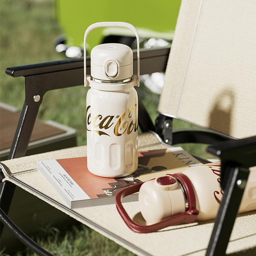 GE-CK24AW-B108系列 可口可乐联名款弹跳律动保温杯 商品图0