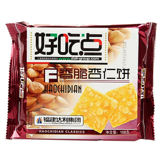 达利园好吃点香脆杏仁饼108g 商品图0