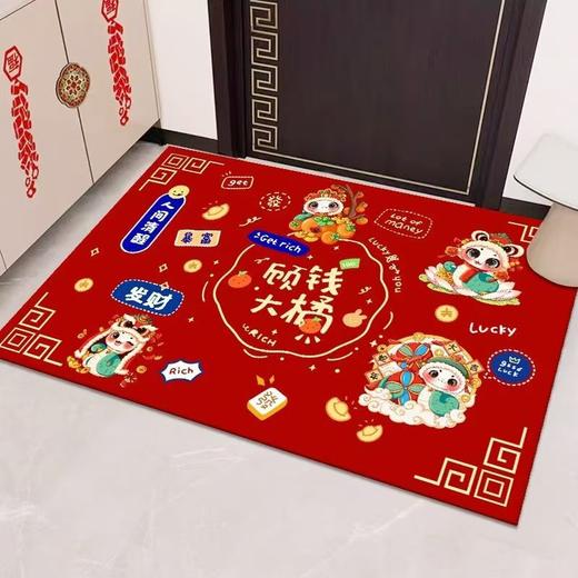 【新年到！换新地垫】水晶绒入户门地垫进门玄关TPR底可裁剪脚垫门口耐脏防滑地垫 商品图9
