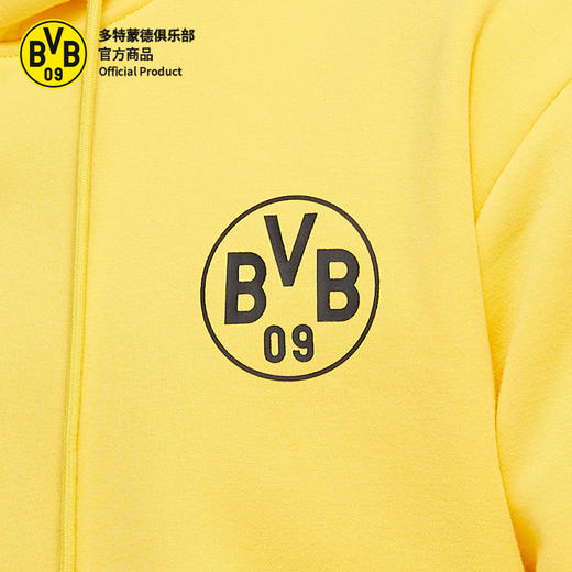 【官方正版】多特蒙德足球俱乐部｜BVB黄色口号连帽卫衣秋冬保暖加厚男士 商品图2