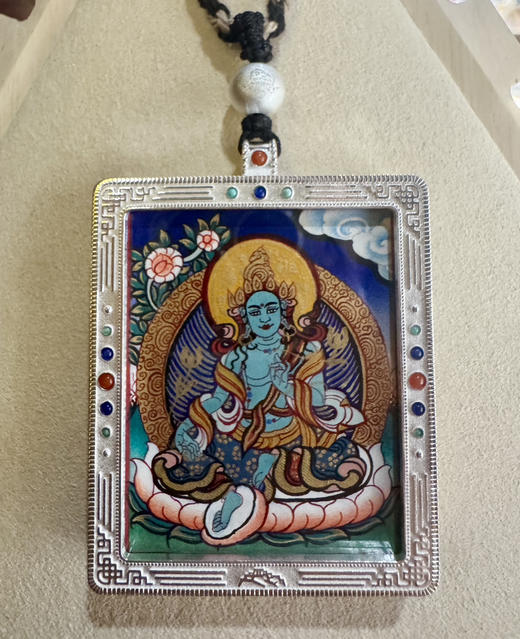 方形嘎乌手绘唐卡-大号 商品图2