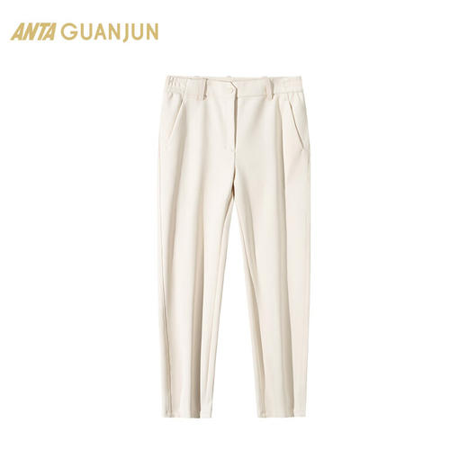 安踏冠军全天候系列丨轻暖绒运动裤女子防泼水直筒长裤162440306 商品图5