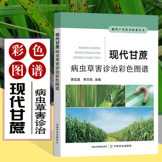 现代甘蔗病虫草害诊治彩色图谱【官方正版，可开发票，下单时留开票信息和电子邮箱】 商品图0