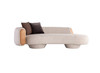 【现代意式-沙发/茶几】洽谈区/开发区/意式极简/原木风/异形沙发 商品缩略图4
