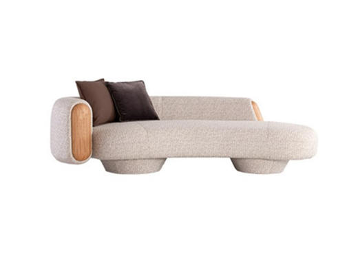 【现代意式-沙发/茶几】洽谈区/开发区/意式极简/原木风/异形沙发 商品图4