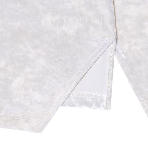 T1652秋季新款下摆不规则设计感简约宽松翻领长袖潮流百搭 商品图3