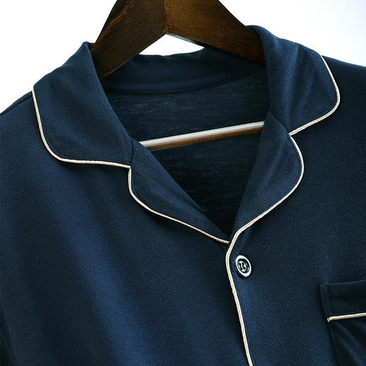 美奈川轻舒糯云绒男士家居套装JJ28139 商品图1