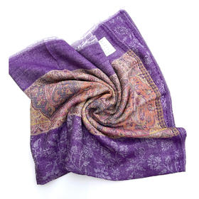 完税  尼泊尔羊绒围巾（名族风 ）200*70cm(各种颜色都有，颜色可备注)