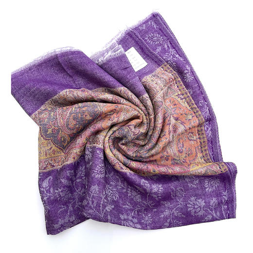 完税  尼泊尔羊绒围巾（名族风 ）200*70cm(各种颜色都有，颜色可备注) 商品图0