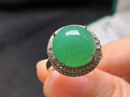 蛋面翡翠戒指 商品图2