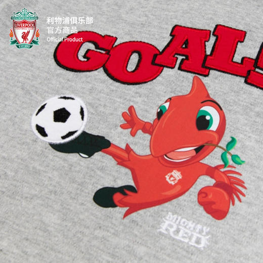 【官网同款】利物浦俱乐部 | 进口童装条纹印花短袖两件套T恤 商品图3