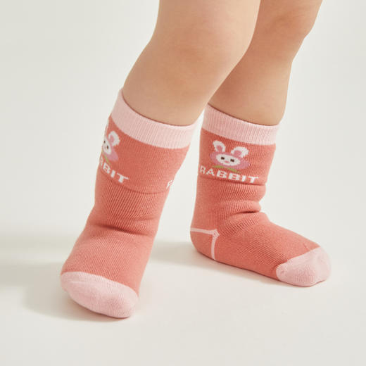 怡比萌宠party中筒袜3双入HY24WIP201紫白色调（多尺码可选） 商品图9