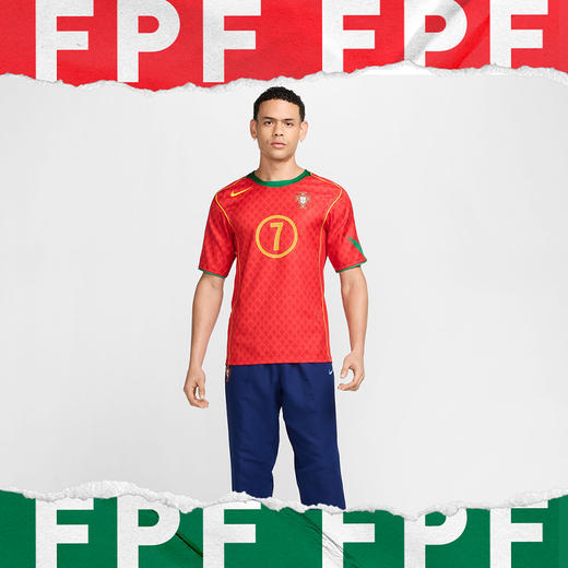 小李子NIKE耐克2004欧洲杯葡萄牙复刻版球衣成人男HV9708-614 商品图1