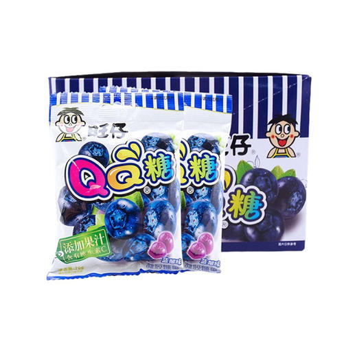 旺仔QQ糖蓝莓味70g*10袋 商品图0