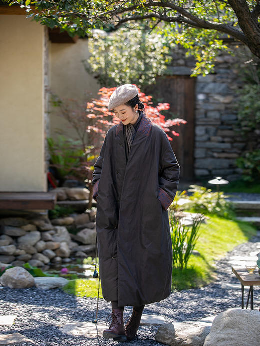 牧衣游原创 羊毛呢贝雷帽英伦复古百搭帽子 素问【不支持会员折】 商品图3