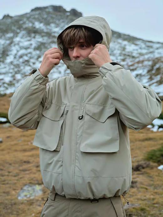 Evistub/E-4DWT832/ 户外工装内层摇粒绒冲锋夹克棉服 商品图0