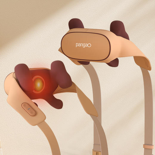 攀高新款揉捏肩颈按摩器 Neck K8 棕色 斜方肌颈部肩部按摩仪 按摩披肩 实用暖心礼 商品图6