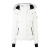 MOOSE KNUCKLES 女士金属驼鹿指节徽标绗缝连帽羽绒服 白色 M34LJ136S 1007 商品缩略图0