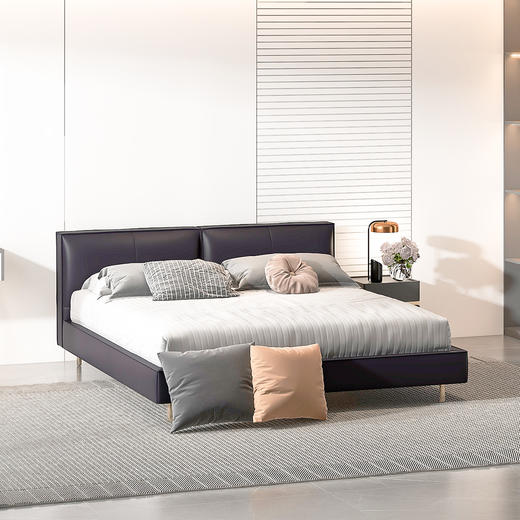 顾家家居整装意式极简皮床KZ.B5030B 圣莫 商品图3