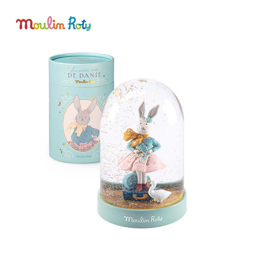 Moulin Roty 音乐水晶球 礼品礼盒 适合年龄3岁+ 三只邦尼兔系列 678176 商品图2
