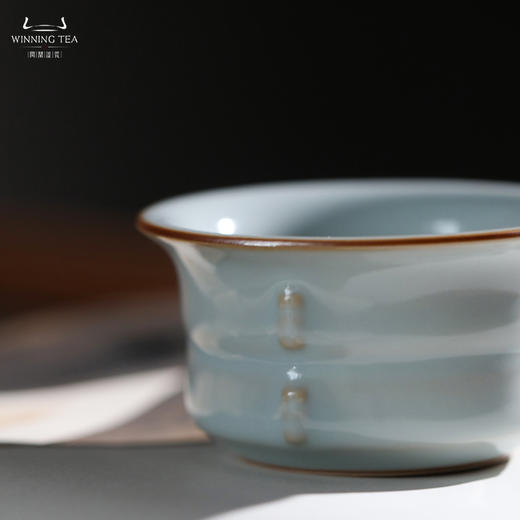 问鼎汝瓷鼎峰柴窑天青清尊杯（团龙腾飞） 商品图2