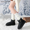 西遇雪地靴女厚底冬季新款复古短筒面包棉靴加厚加绒外穿棉鞋V4347879 商品缩略图3