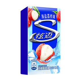 炫迈无糖口香糖海盐荔枝味28片装50.4g*9盒