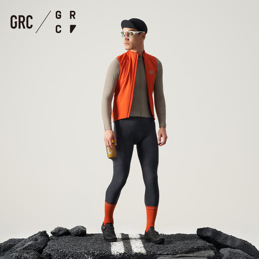 GRC桀骜无尽秋冬新款TECH系列抓绒防风保暖公路自行车骑行马甲男 商品图4